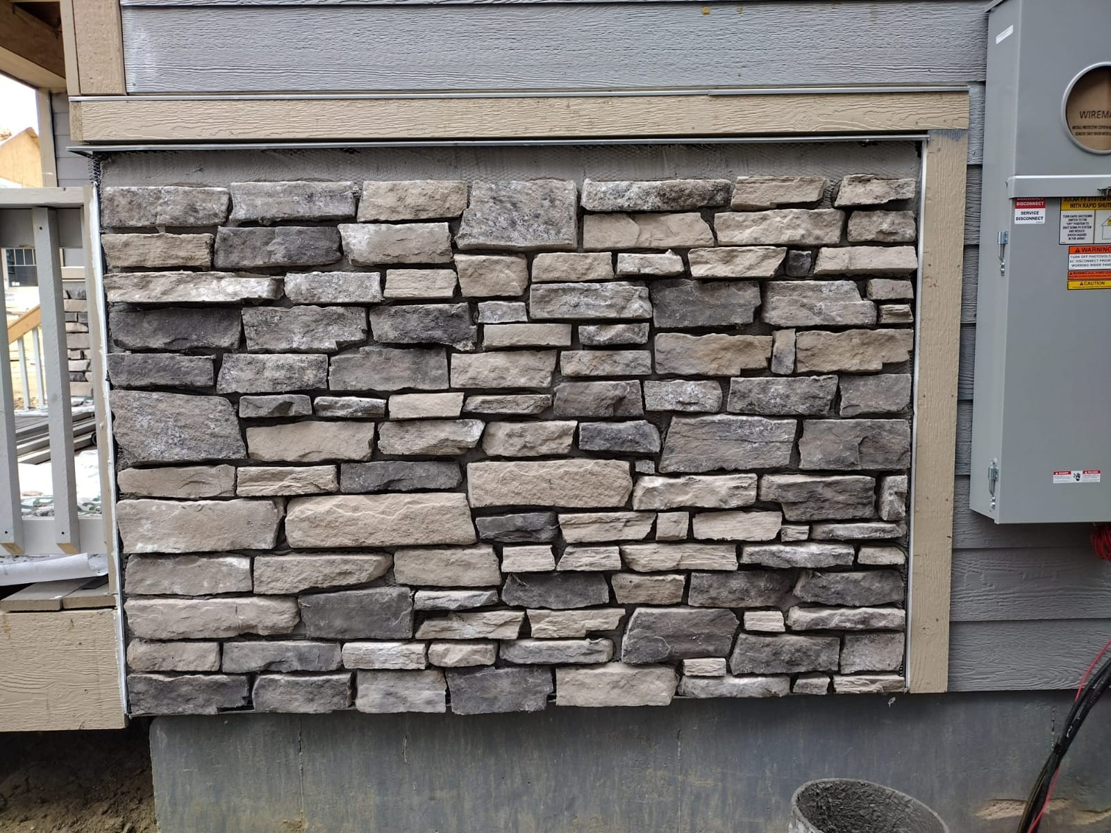 Wall cap detail masonry project
