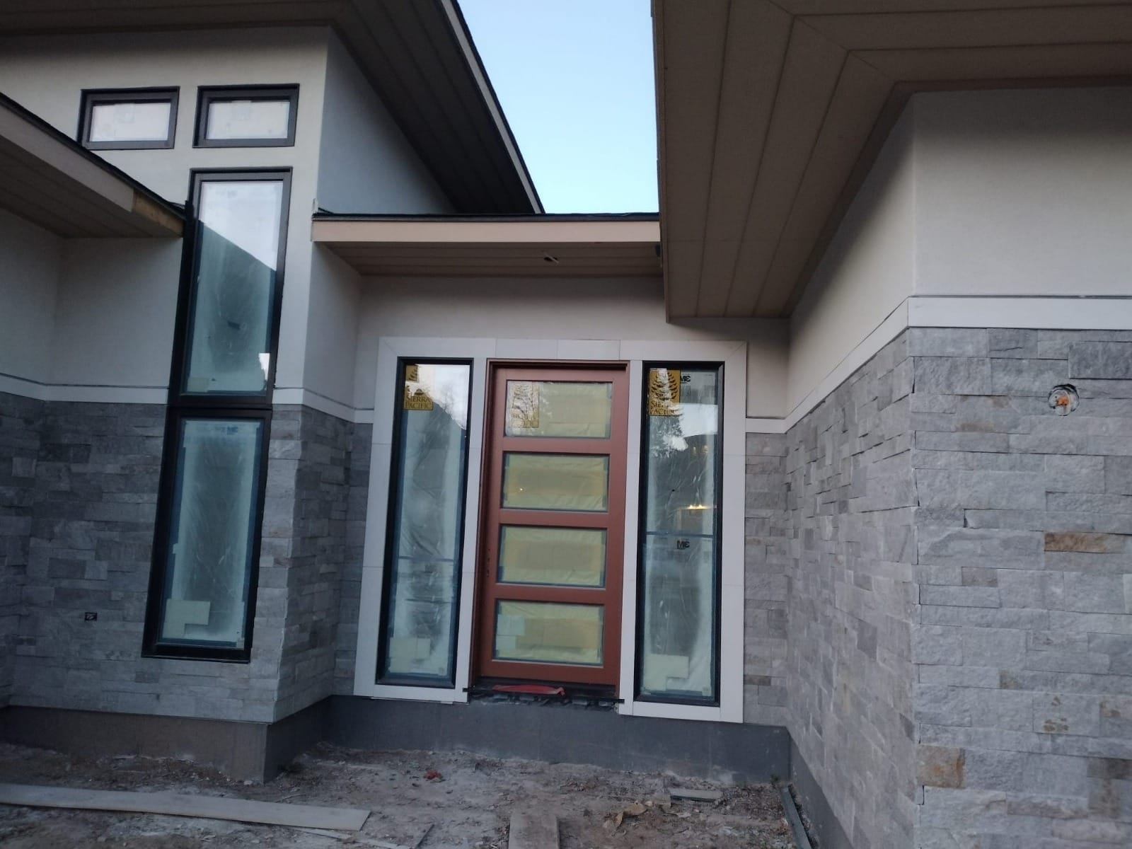 Grill island masonry project