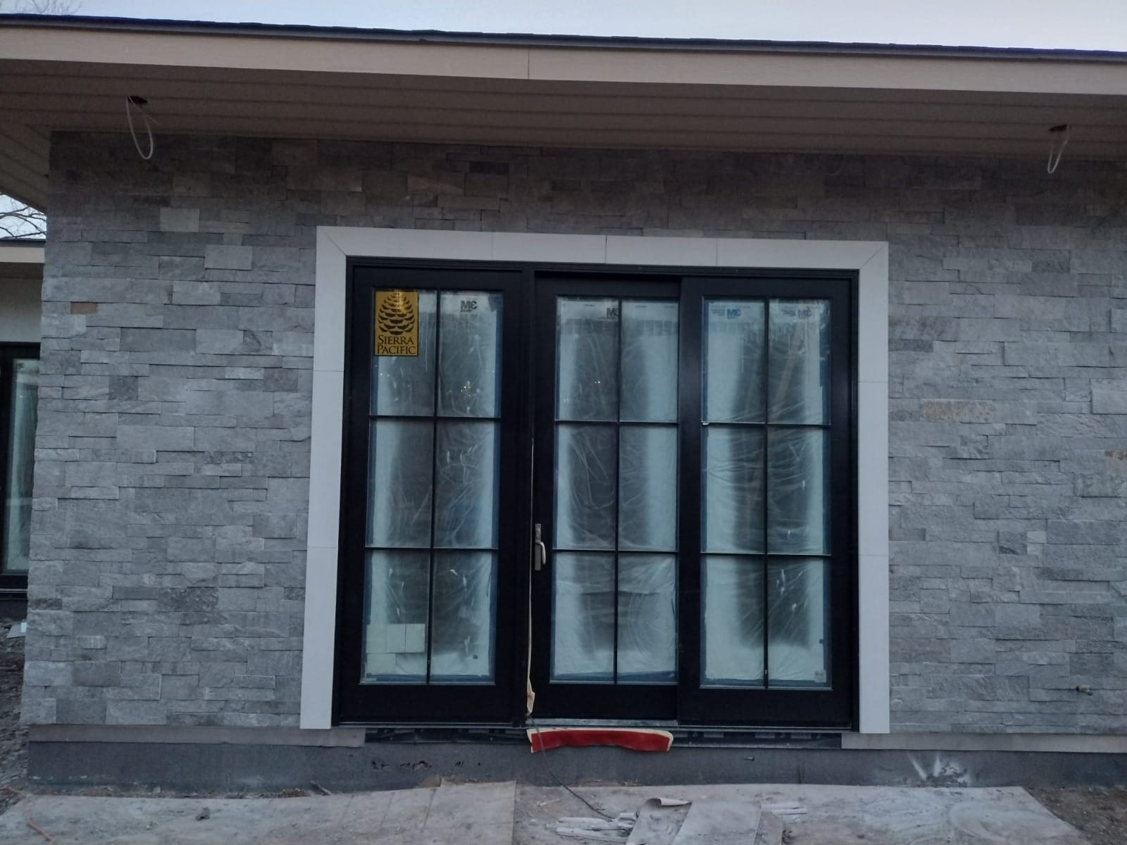 Outdoor prep space masonry project
