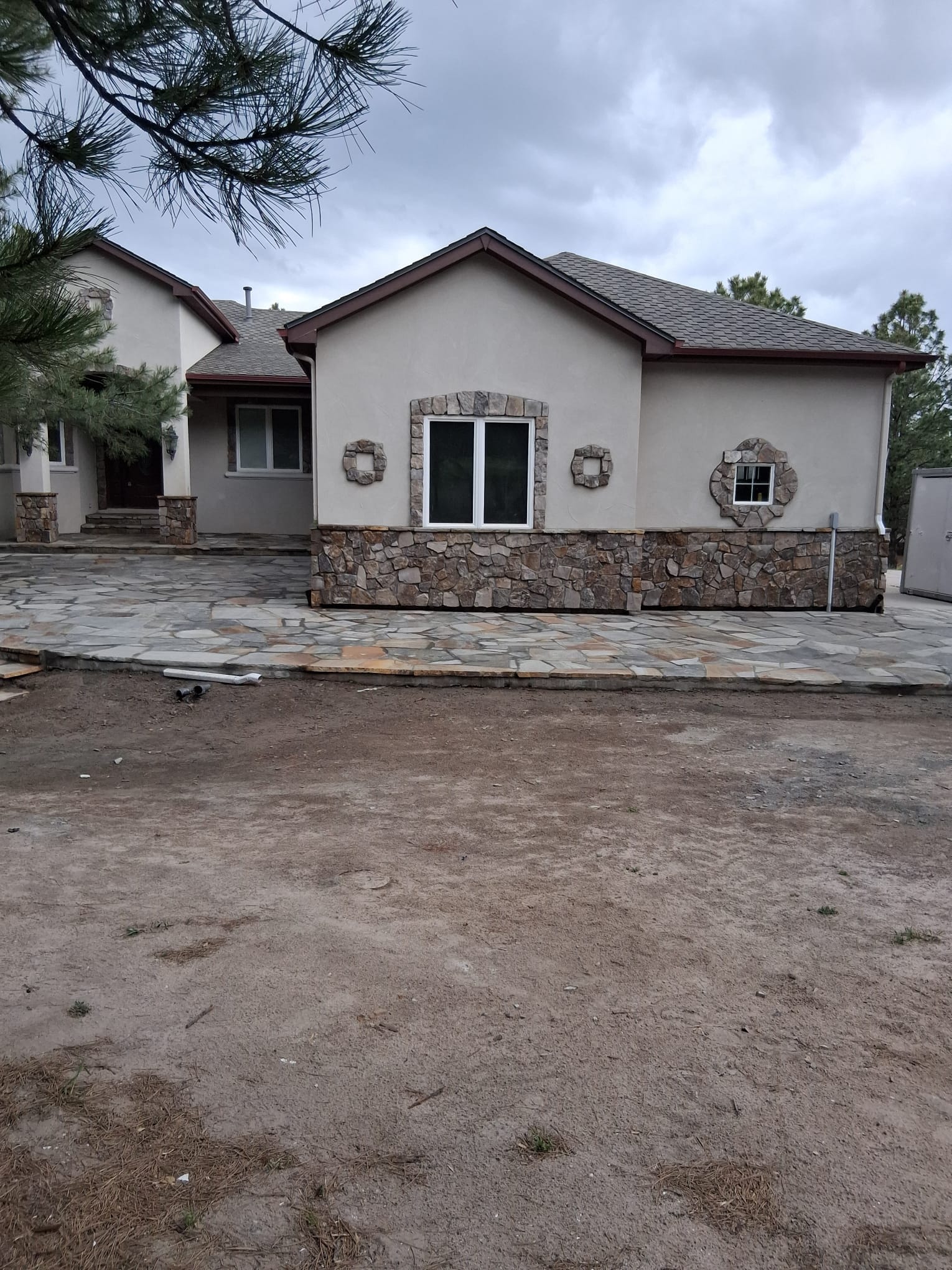 Patio and steps masonry project